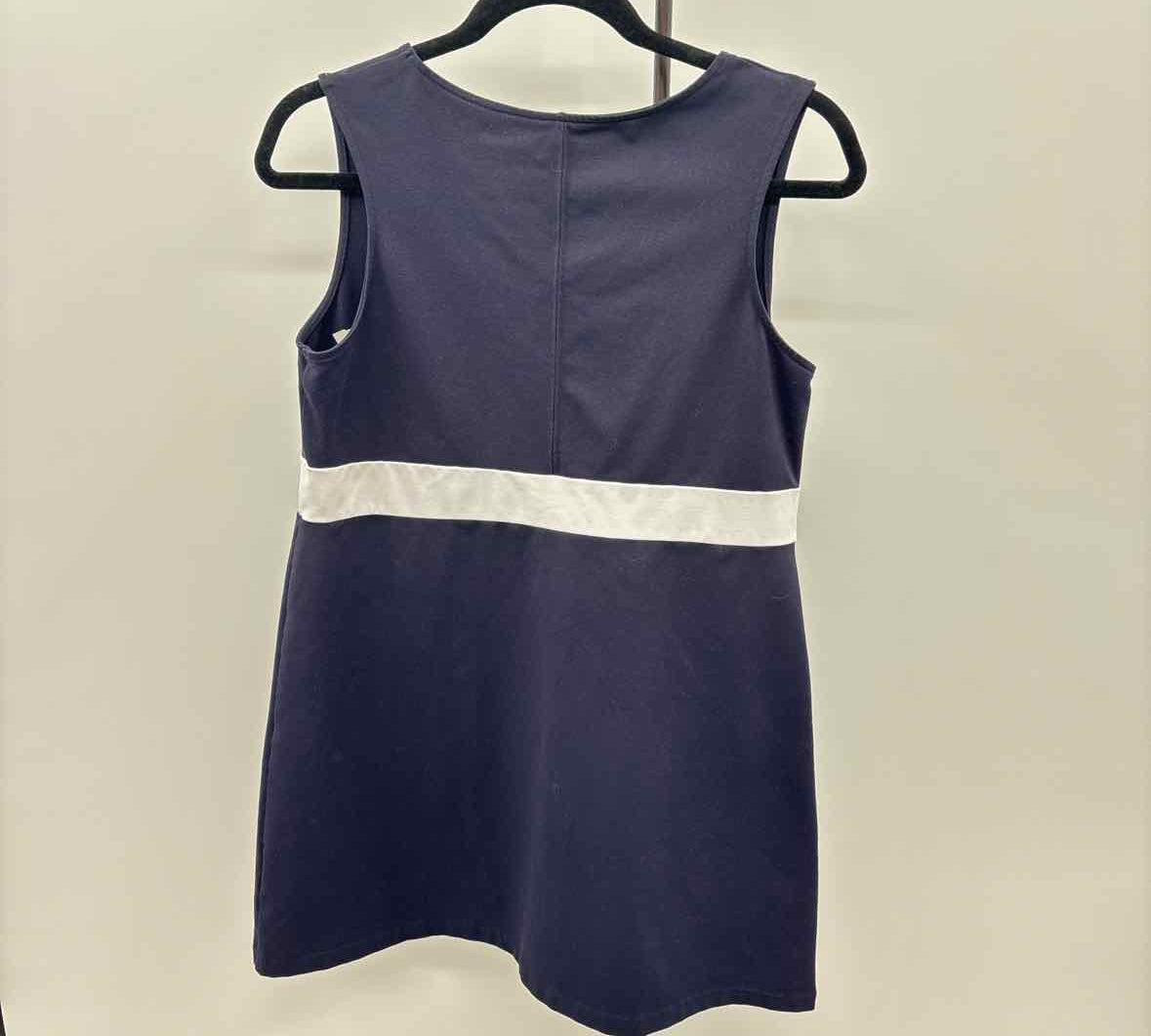 Lands End Women's Size 10 Navy Solid Dress