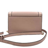 BAck MICHAEL KORS Blush Pink Leather FULL FLAP Crossbody Purse