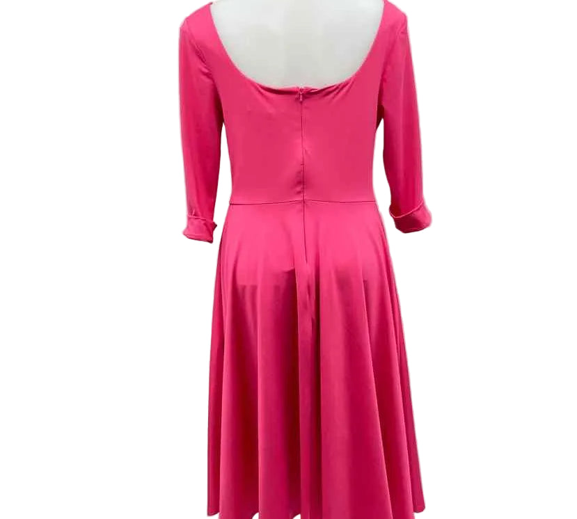 Black Halo Women's Size 6 Pink Solid Dress