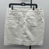 Talbots Women's Size 14 White Solid Skirt