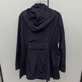 Laundry by Shelli Segal Women's Size XL Navy Solid Coat
