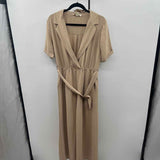 Monteau Women's Size 16 Tan Textured Jumper