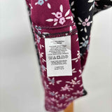 Ann Taylor Women's Size M Black Floral Sleeveless Shirt