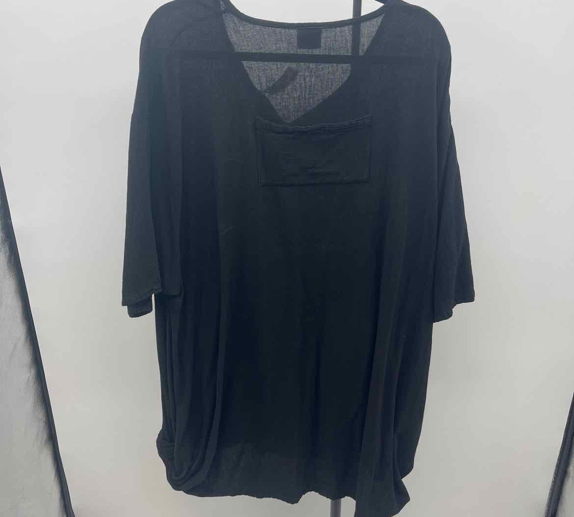 Oh My Gauze Women's Size One Size Black Textured Coverup