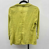 Talbots Women's Size M Green Solid Long Sleeve Shirt
