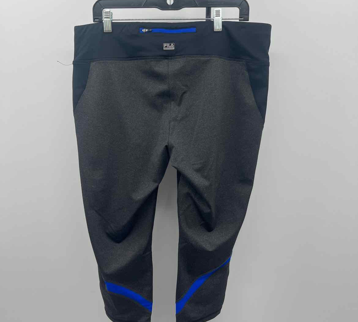 Fila Women's Size 16 Black Solid Leggings