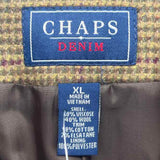 Chaps Women's Size XL Brown Tweed Vest