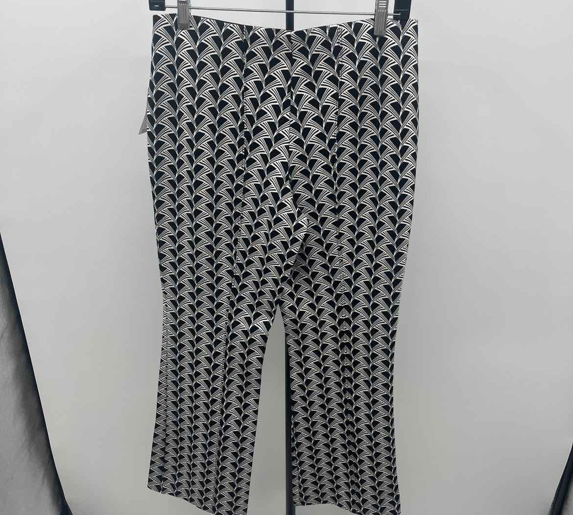 Maeve Junior's Size 6 Black Abstract Pants