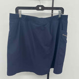 Chico's Women's Size 12 Navy Solid Skirt