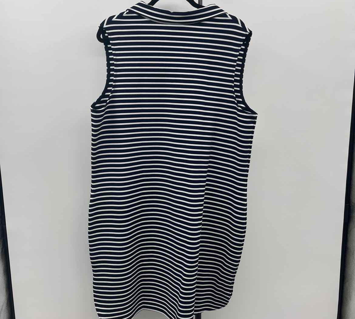 Leota Women's Size 20 Navy Stripe Dress