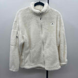 New Balance Women's Size L Ivory Solid Jacket
