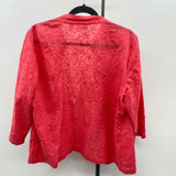 Chico's Women's Size L coral Textured Jacket