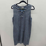 Jane & Dilancey Women's Size 10 Navy Stripe Dress