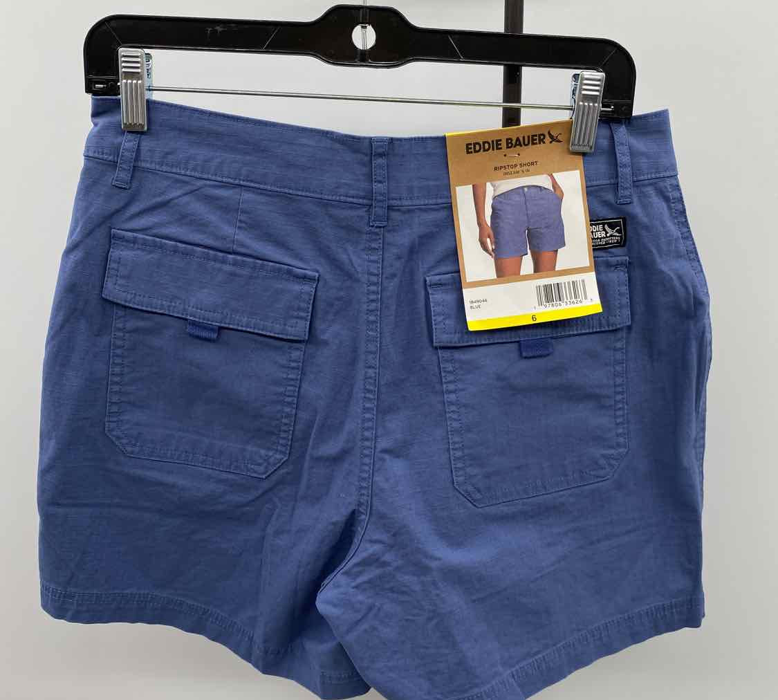 Eddie Bauer Women's Size 6 Blue Solid Shorts