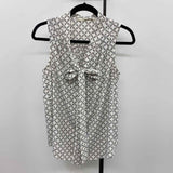 41 Hawthorn Women's Size S White Chainlink Sleeveless Shirt