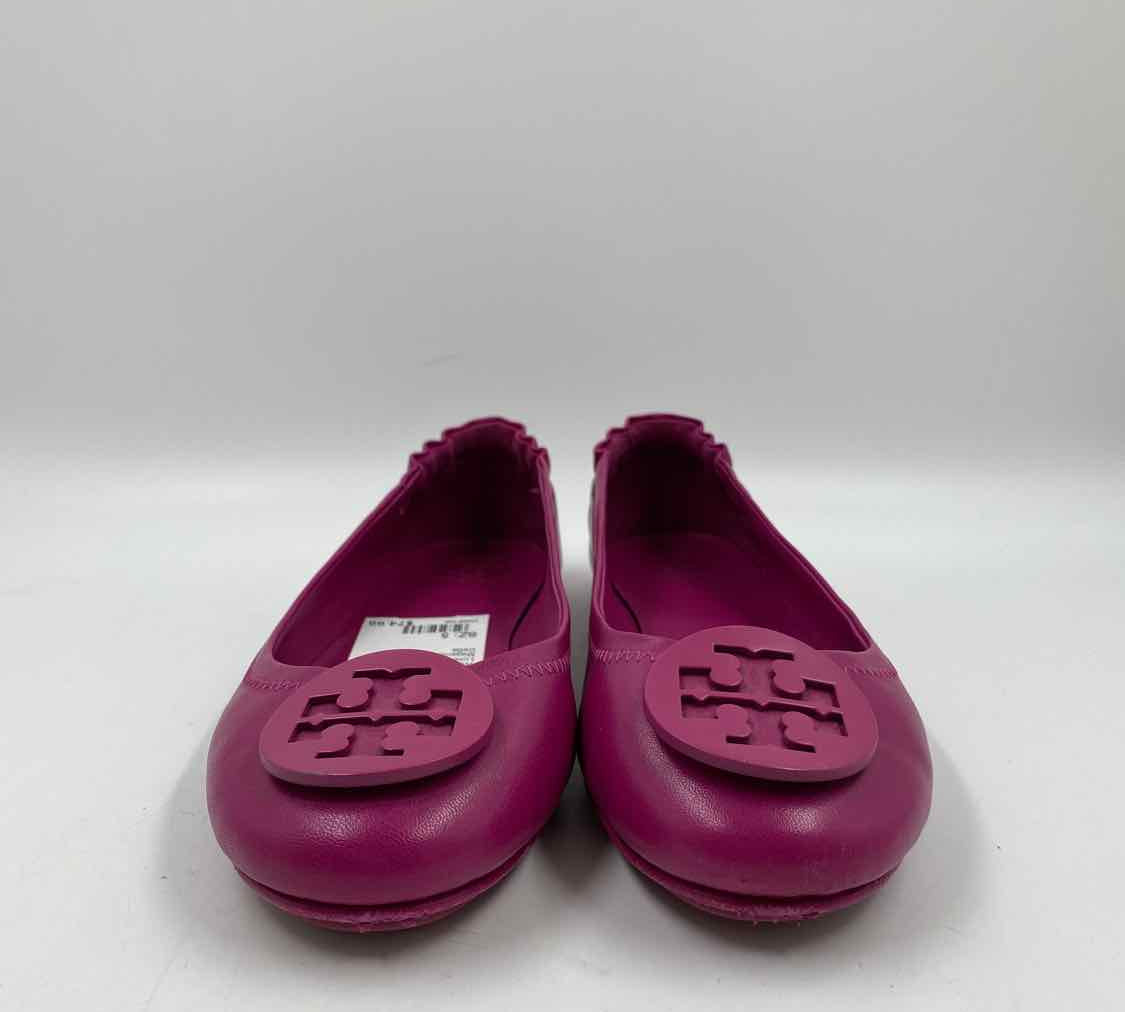 Tory Burch Women's Shoe Size 5 Magenta Solid Flats