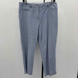 Talbots Women's Size 12P Blue Solid Pants