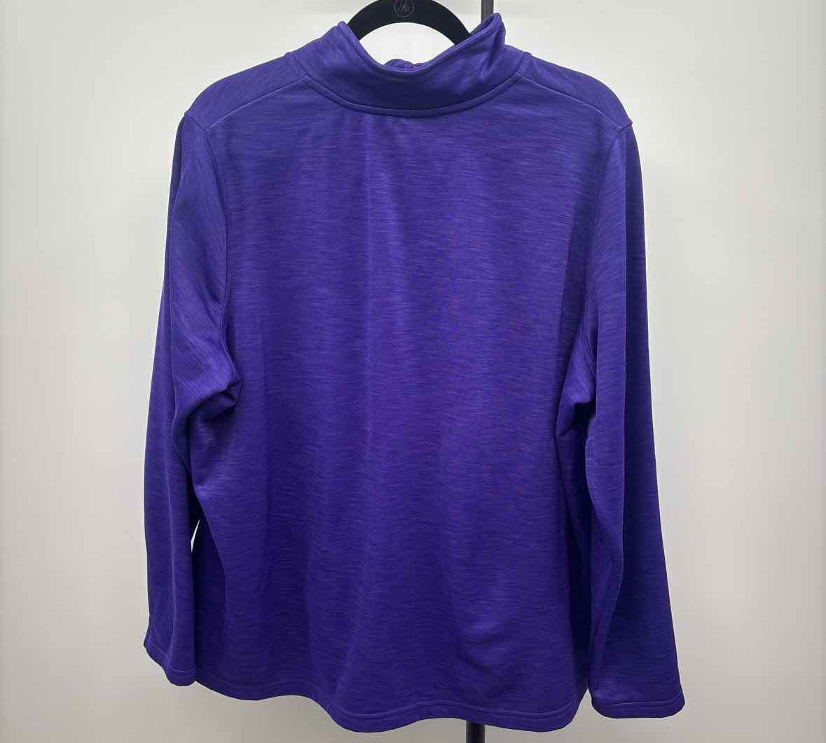 Xersion Women's Size 1X Purple Heathered Jacket