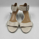 Nine West Women's Shoe Size 7.5 Ivory Solid Sandals
