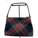 Back DOONEY & BOURKE Black Tartan Plaid BAGUETTE Shoulder Bag Purse