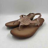 Naturalizer Women's Shoe Size 8.5 Beige Beaded Sandals