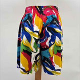 Norma Kamali Women's Size S White Abstract Shorts