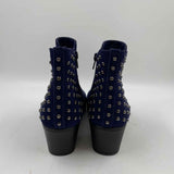 Steven Women's Shoe Size 7.5 Navy Studs Boots