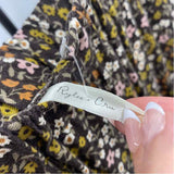 Rylee + Cru Women's Size 6 Brown Floral Skirt