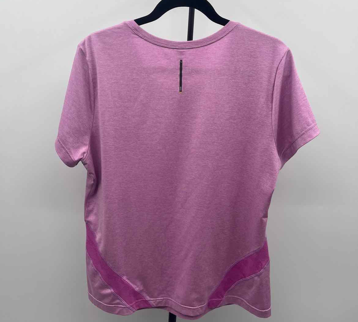 Lole Women's Size XL Lavender Heathered Short Sleeve Shirt
