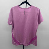 Lole Women's Size XL Lavender Heathered Short Sleeve Shirt