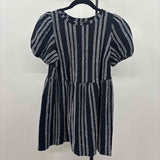 Loft Women's Size XSP Black Stripe Dress