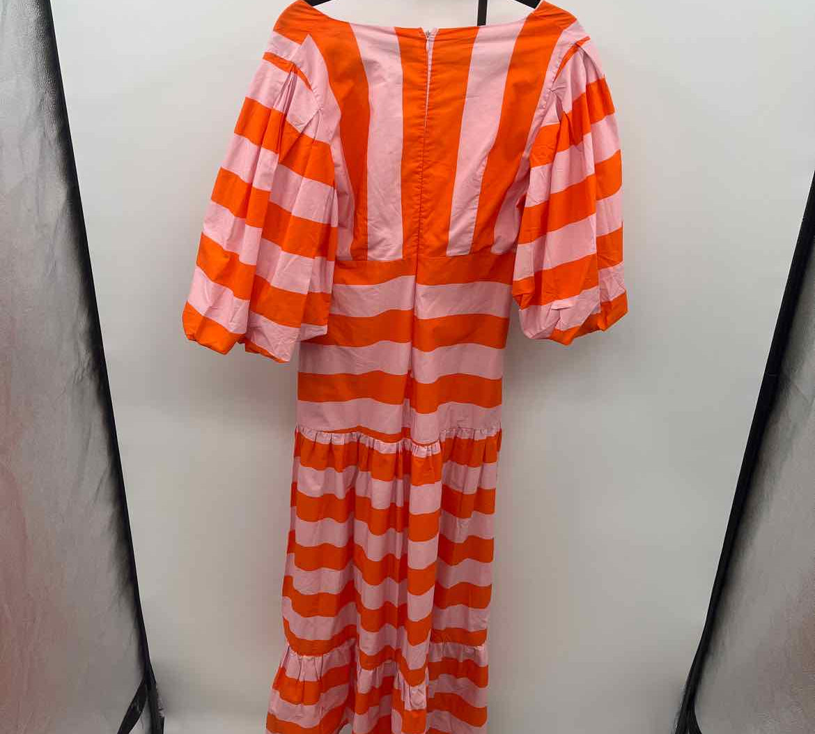 Petal & Pup Women's Size 8 Orange Stripe Dress