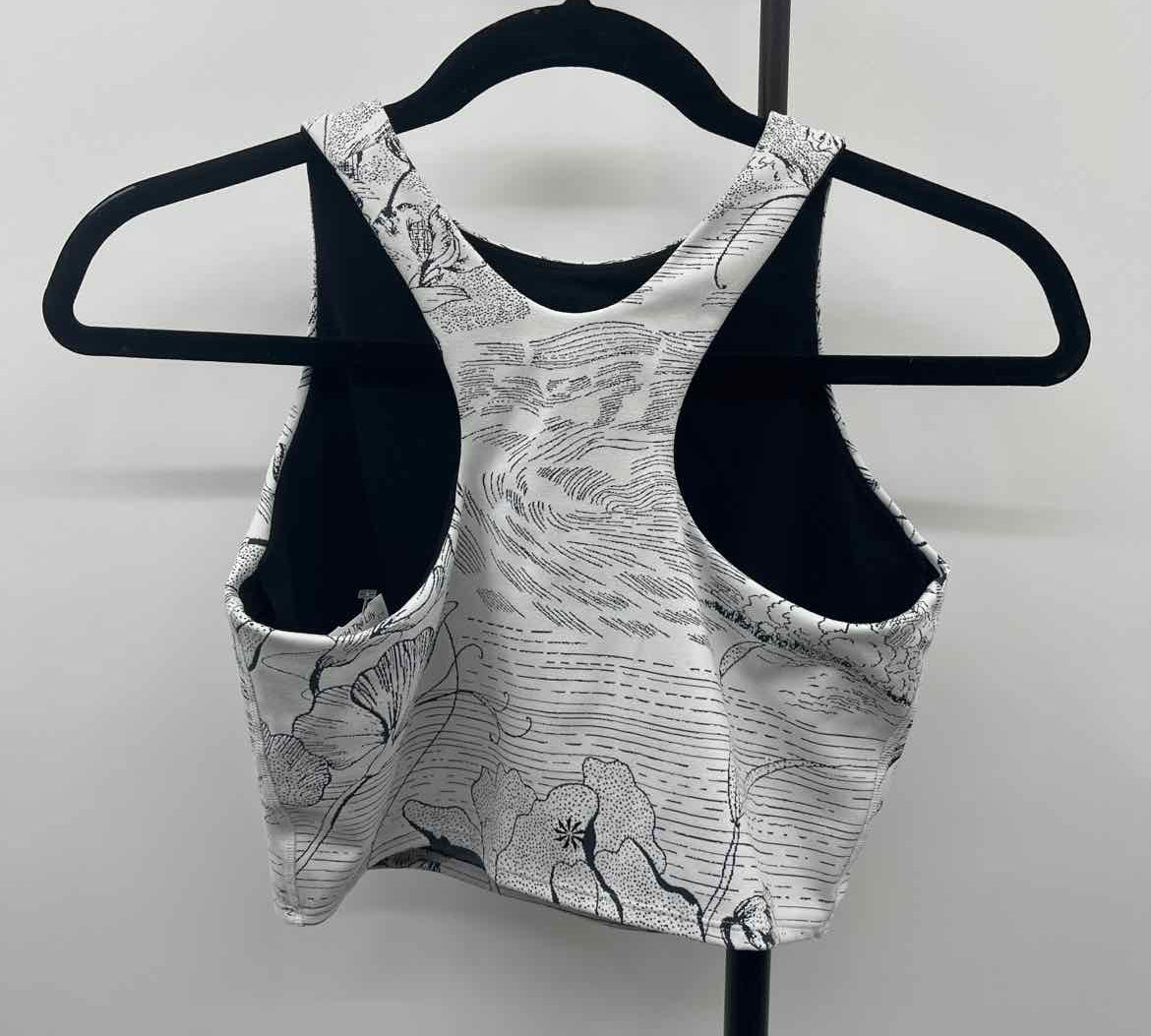 Athleta Women's Size S White Floral Tank