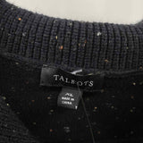 Talbots Women's Size 16 Black Flecked Dress