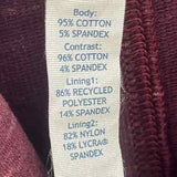 Lululemon Junior's Size 10 Wine Heathered Jacket