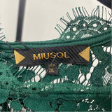 MIUSOL Women's Size 20 Green Lace Dress