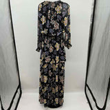 Tory Burch Women's Size 6 Navy Floral Dress