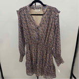Dress Forum Women's Size 10 Blue Floral Dress