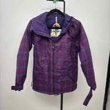 Burton Women's Size S Purple Plaid Coat
