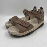 Jambu Women's Shoe Size 9.5 Brown Laser Cut Sandals