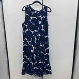 Talbots Women's Size 22W Navy Abstract Dress