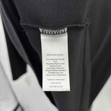 Talbots Women's Size 1XP Black Solid Long Sleeve Shirt