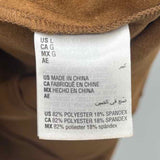 Style & Co. Women's Size L Caramel Solid Jacket