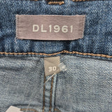 DL1961 Women's Size 10 Blue Solid Jeans