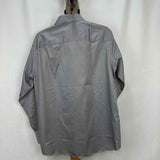 Geoffrey Beene Men's Size L Gray Solid Long Sleeve Shirt