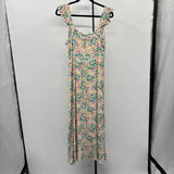 Loft Women's Size 10 Green Floral Dress