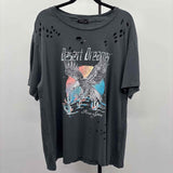 zutter Women's Size S/M Charcoal Cactus T-Shirt