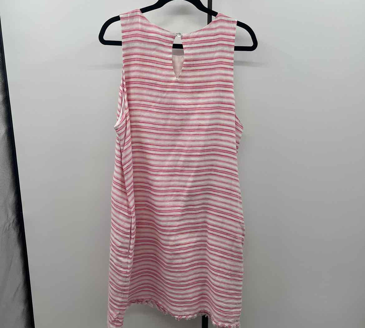 Tommy Bahama Women's Size 16 Pink Stripe Dress