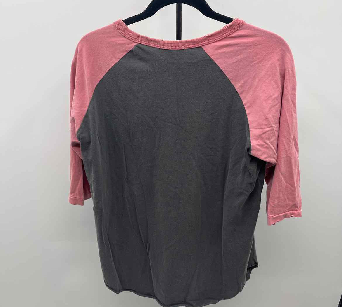 Junk Food Women's Size L Charcoal Wonder Woman Long Sleeve Shirt