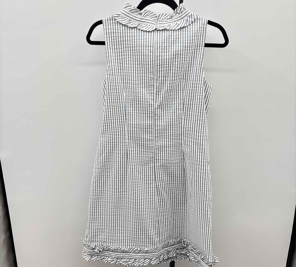 Eliza J Women's Size 10 Blue Stripe Dress